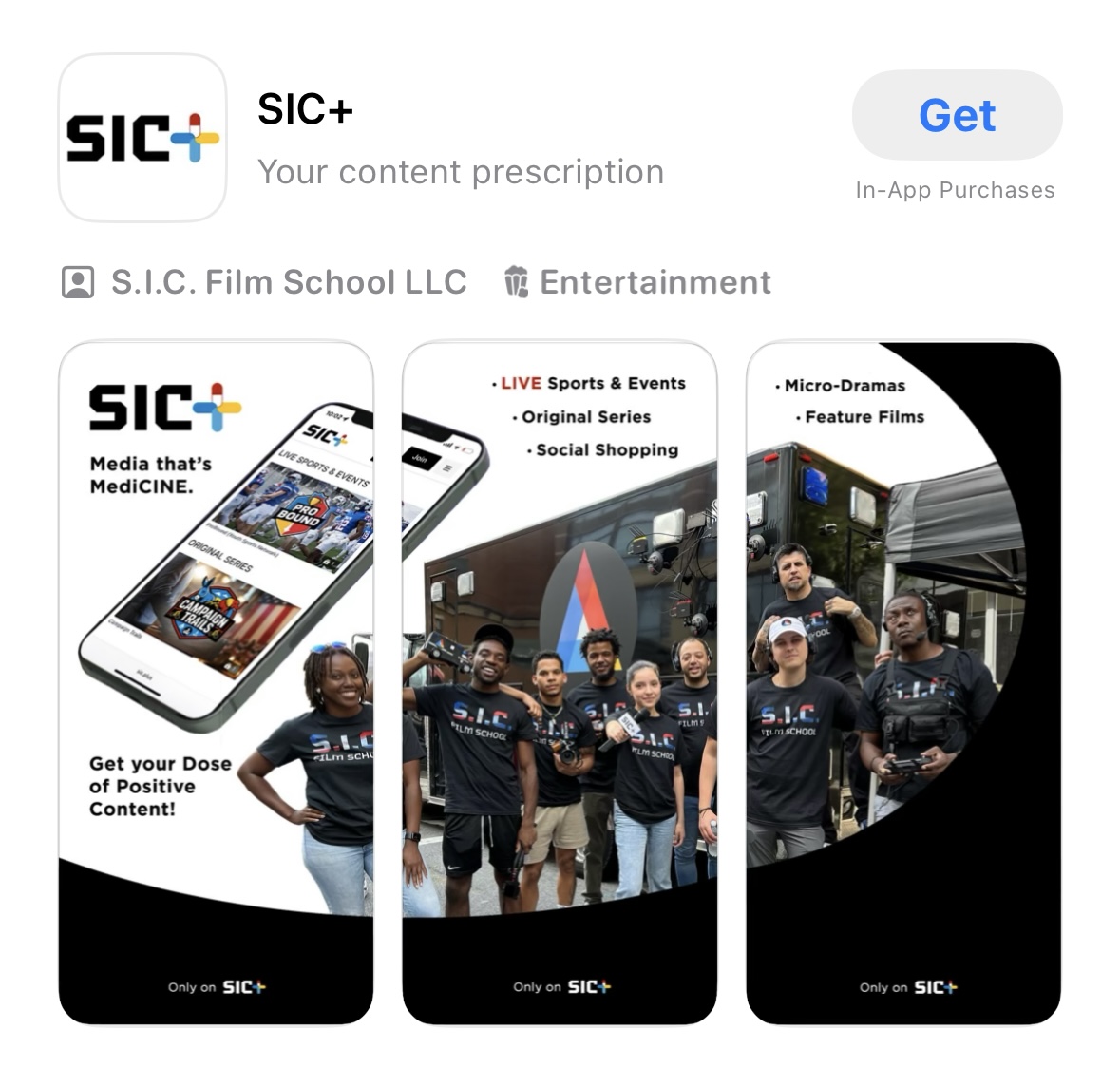 The SIC+ app